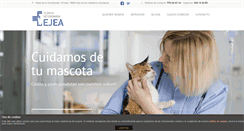 Desktop Screenshot of clinicaveterinariaejea.com